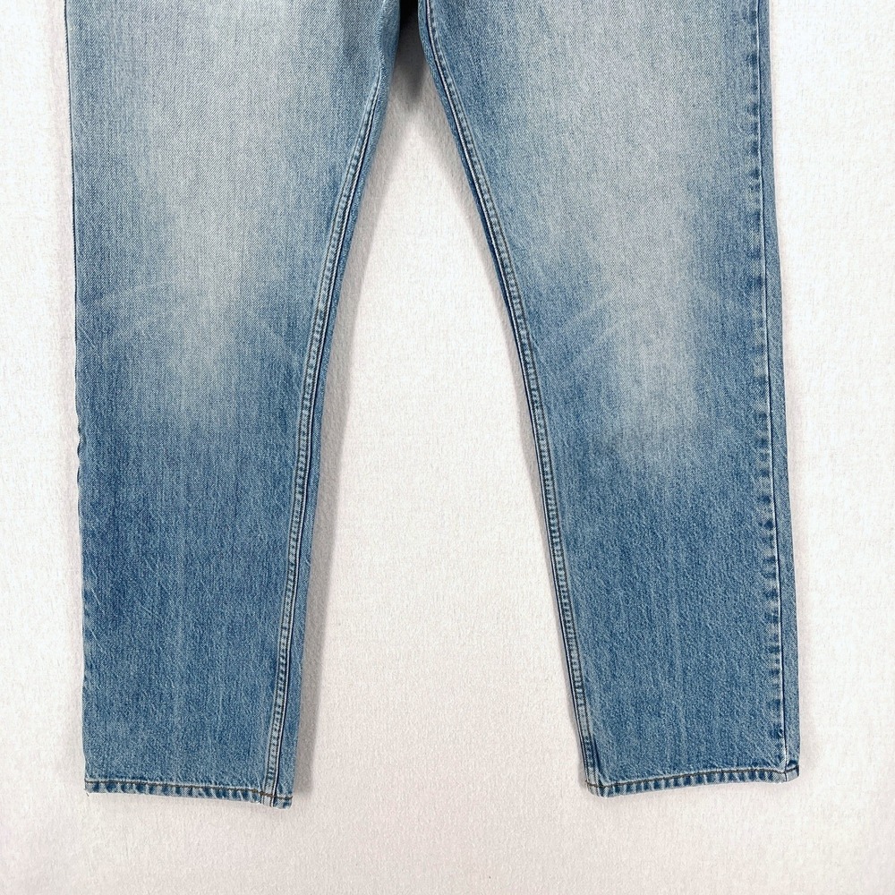 DOEN Shep Jean Laval Wash Womens 29 Blue Straight leg 100% Cotton Rigid NWT - Picture 8 of 16